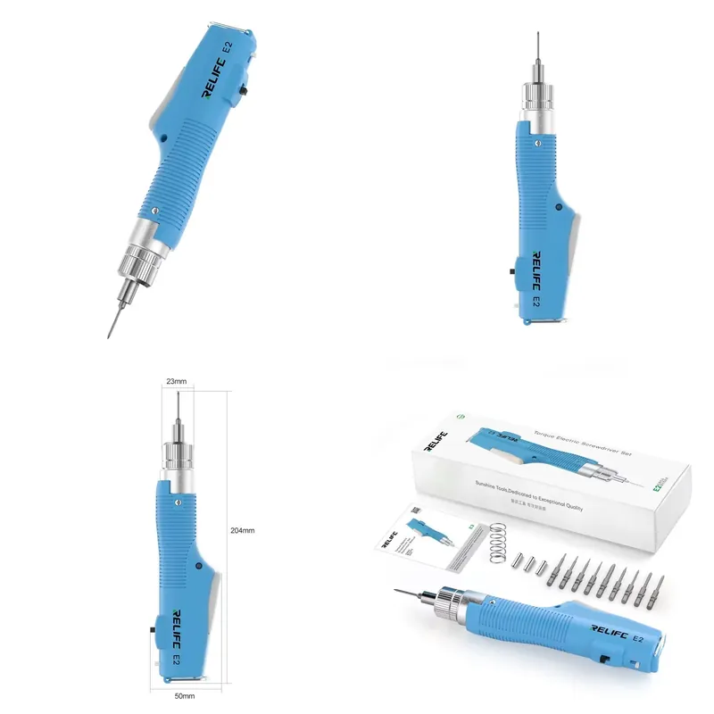 مجموعة مفك كهربائي RELIFE E2 م - مراجعة Screwdriver Set وسعره